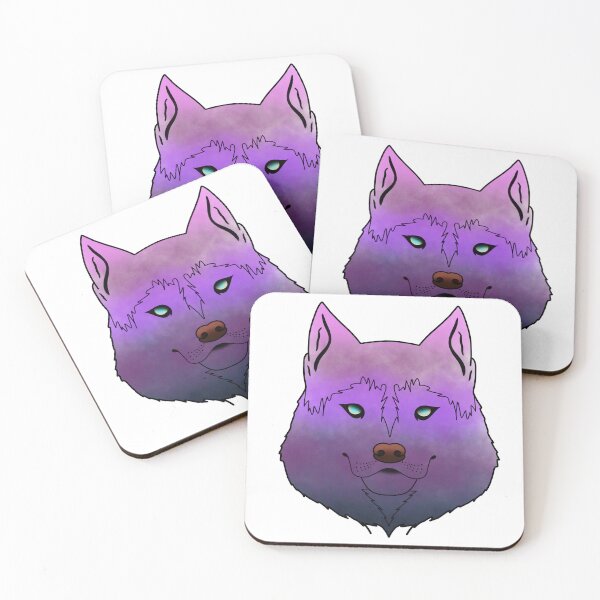 Item preview, Simple purple wolf designed and sold by MoonlitMadnessDesigns.