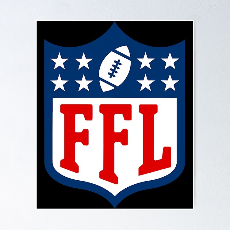 Fantasy Football Logo Ffl League Lover  Sticker