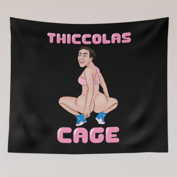 Item preview, Thiccolas Cage - Dummy Thicc Nicolas Cage Meme Classic  designed and sold by bramelburgasj.