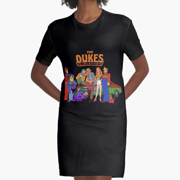 The Dukes Of The Universe Graphic T-Shirt Dress