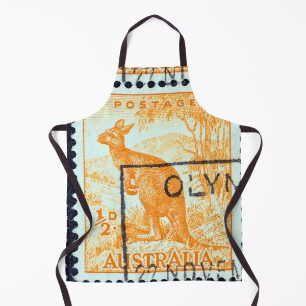 Item preview, Classic Orange Kangaroo Stamp designed and sold by 2AGoodHome.