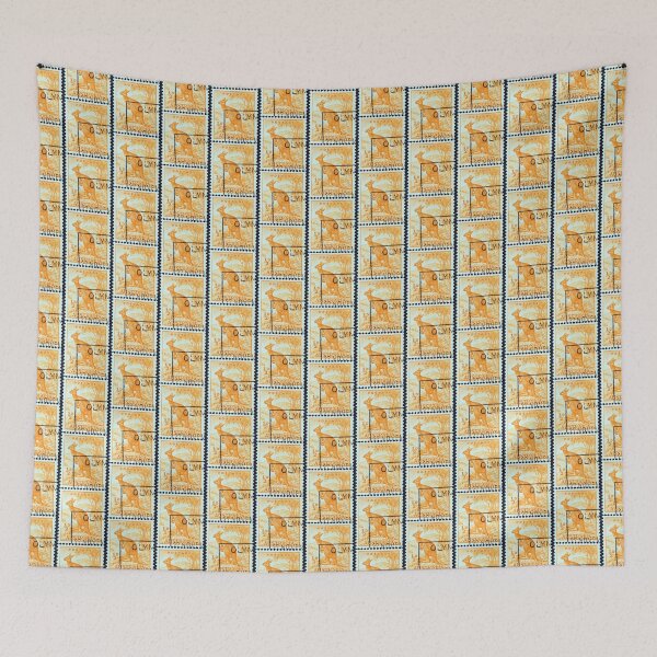 Item preview, Classic Orange Kangaroo Stamp designed and sold by 2AGoodHome.