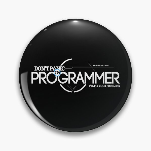 Item preview, Programmer - Don't Panic I Am A Programmer designed and sold by JuxNdx.