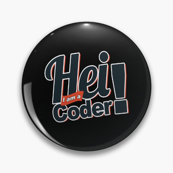 Item preview, Hei I Am A Coder Funny Programmer designed and sold by JuxNdx.