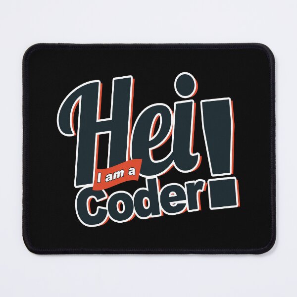 Item preview, Hei I Am A Coder Funny Programmer designed and sold by JuxNdx.