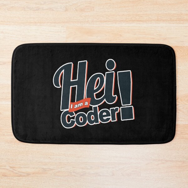 Item preview, Hei I Am A Coder Funny Programmer designed and sold by JuxNdx.