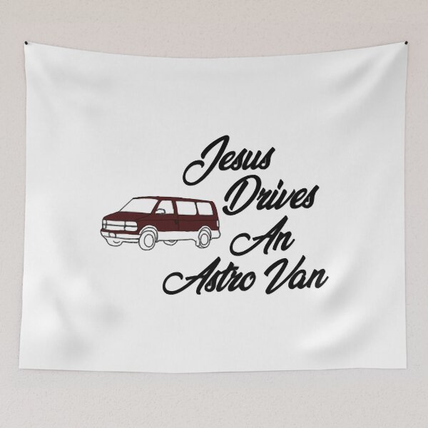 Item preview, Jesus Drives An Astro Van   designed and sold by EnchantedBoud.