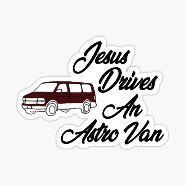 Artikel-Vorschau von Jesus fährt einen Astro-Van, designt und verkauft von EnchantedBoud.