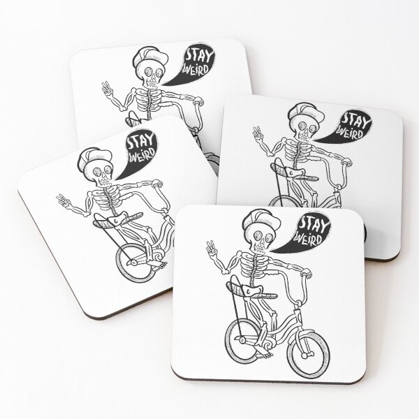 Item preview, Stay Weird meme skull designed and sold by CRasmussen.