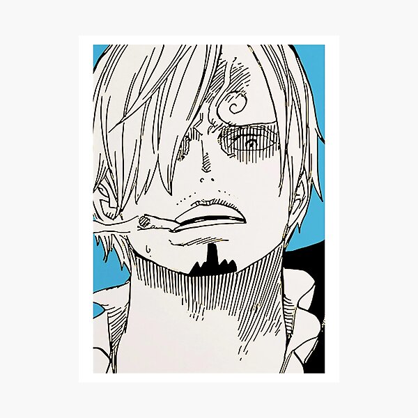 Dessin de Luffy Wanted Impression photo