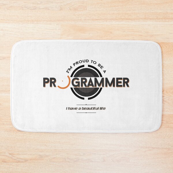 Item preview, I Am Proud To Be A Programmer I Have A Beautiful Life designed and sold by JuxNdx.