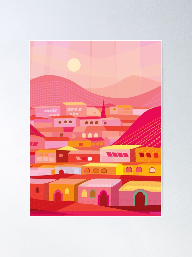 Alternate view of Pueblo at Dusk Poster