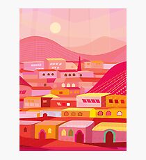 Pueblo at Dusk Photographic Print