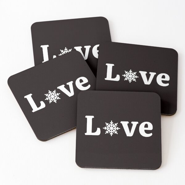 Item preview, Love Snow, white text designed and sold by JRice66.