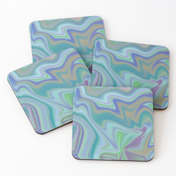 Item preview, Dark Pastel Colorful Ocean Liquid Marble Abstract Swirl designed and sold by jays-artworks.