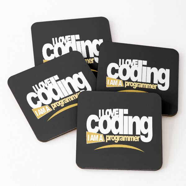 Item preview, I Love Coding I Am A Programmer designed and sold by JuxNdx.