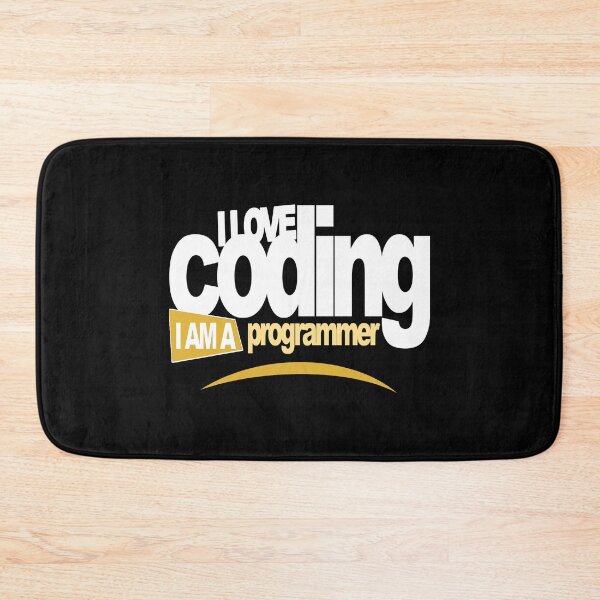 Item preview, I Love Coding I Am A Programmer designed and sold by JuxNdx.