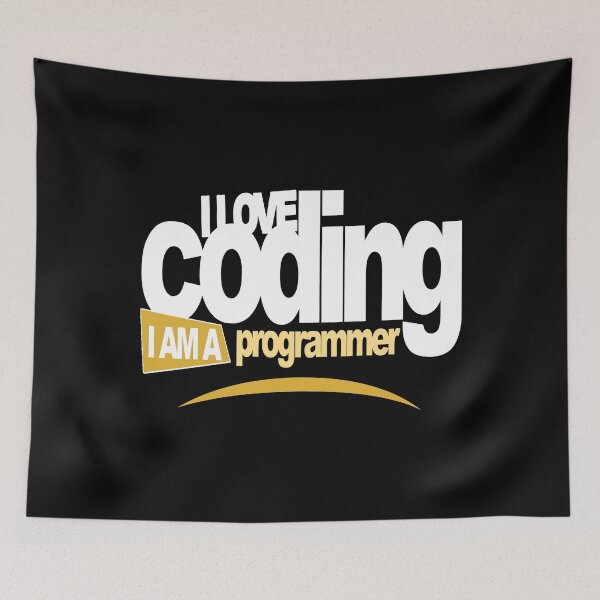 Item preview, I Love Coding I Am A Programmer designed and sold by JuxNdx.