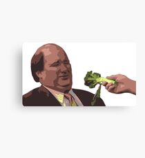 Kevin's Broccoli - Eat healthy! Canvas Print