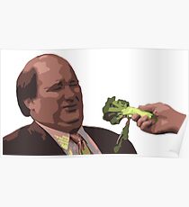 Kevins Broccoli - Essen Sie gesund! Poster