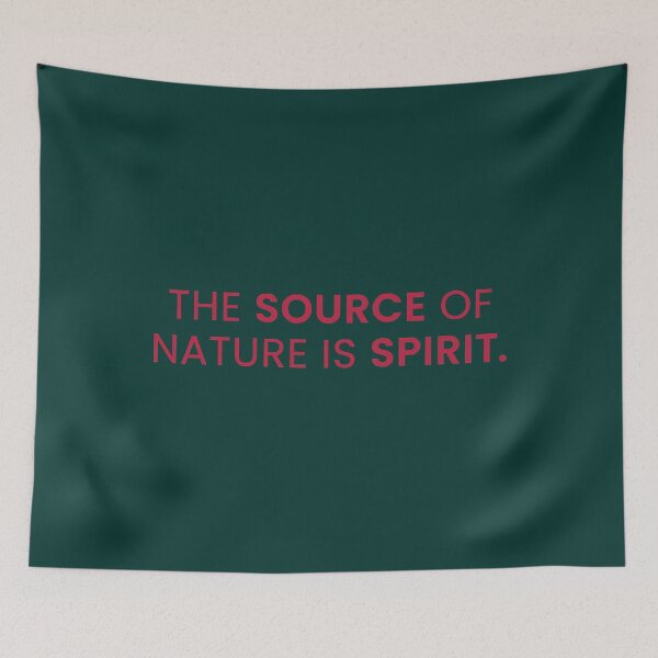 Item preview, The source of nature is spirit - Caamp   designed and sold by EnchantedBoud.