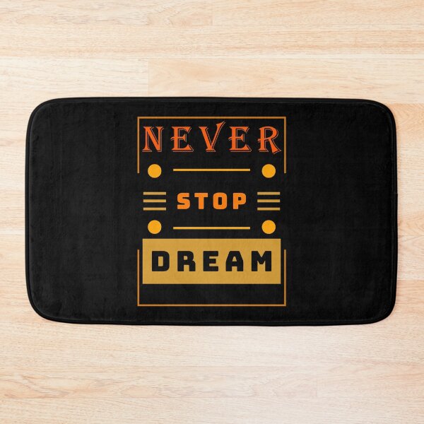 Item preview, never stop dream colorful text design  designed and sold by Ovrostore.