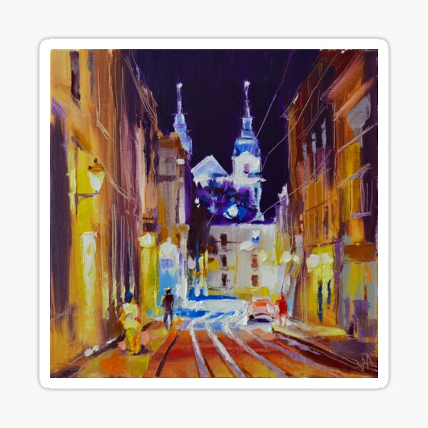Item preview, Artwork "Evening In Lviv." designed and sold by nikitamanokhin.