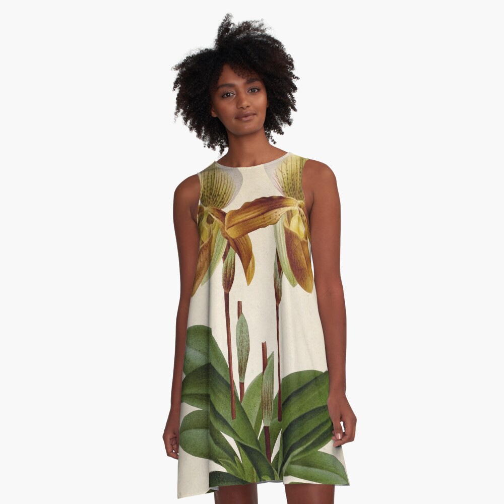 Item preview, Vestido acampanado designed and sold by bibliotee.