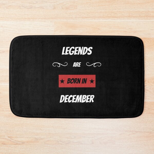 Item preview, Legends are born in December designed and sold by BritishFashion.