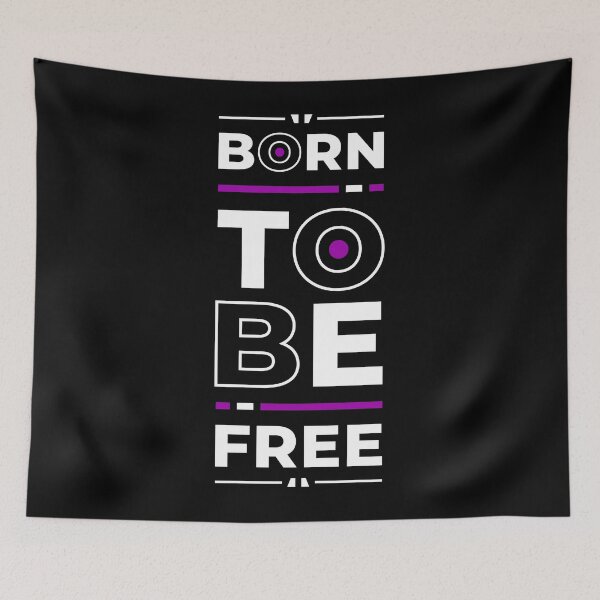 Item preview, Born To Be Free -  Entrepreneur Inspirational Quote designed and sold by Optix.