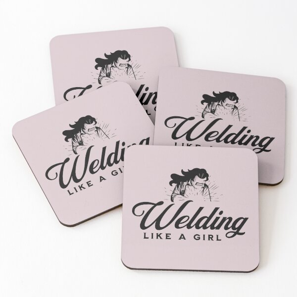 Item preview, Welding like a Girl - Woman Welder designed and sold by fiskooriginal.