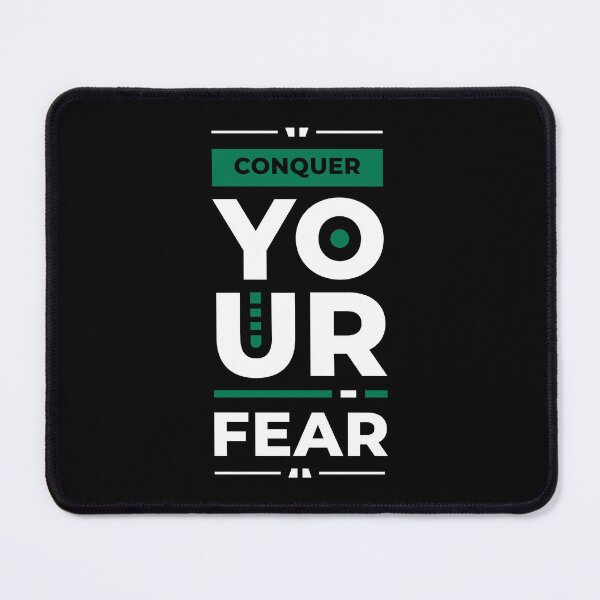 Item preview, Conquer Your Fear -  Entrepreneur Inspirational Quote designed and sold by Optix.