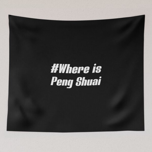 Item preview, Where Is Peng Shuai Whereispengshuai Free Peng Shuai Essential T-Shirt designed and sold by amberk1cira.