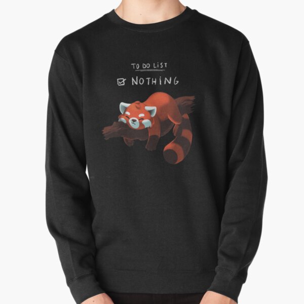 red panda sweater