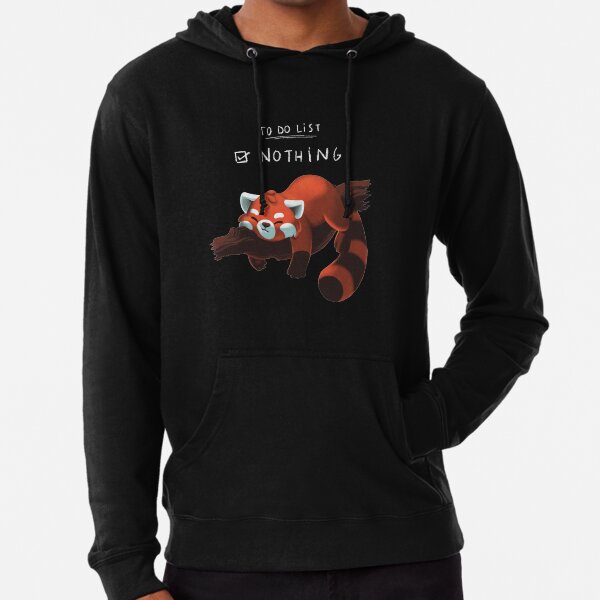 red panda hoodie with ears