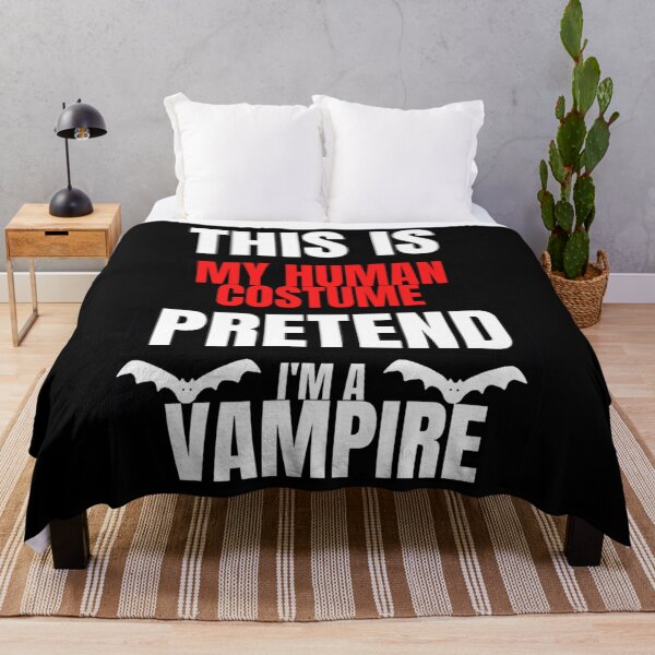 Item preview, This Is My Human Costume Pretend I&x27;m a Vampire - Halloween Classic designed and sold by bramelburgasj.