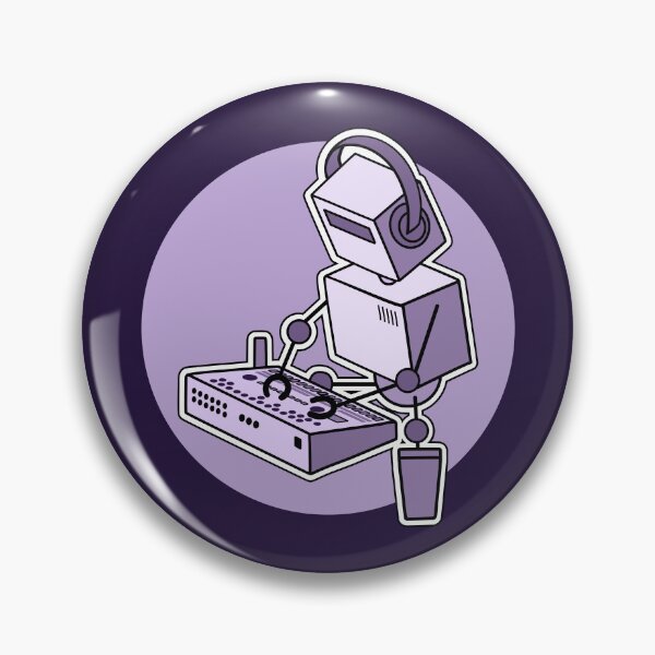 Item preview, Robot Musician Playing 909 Drum Machine designed and sold by AtomicMalibu.