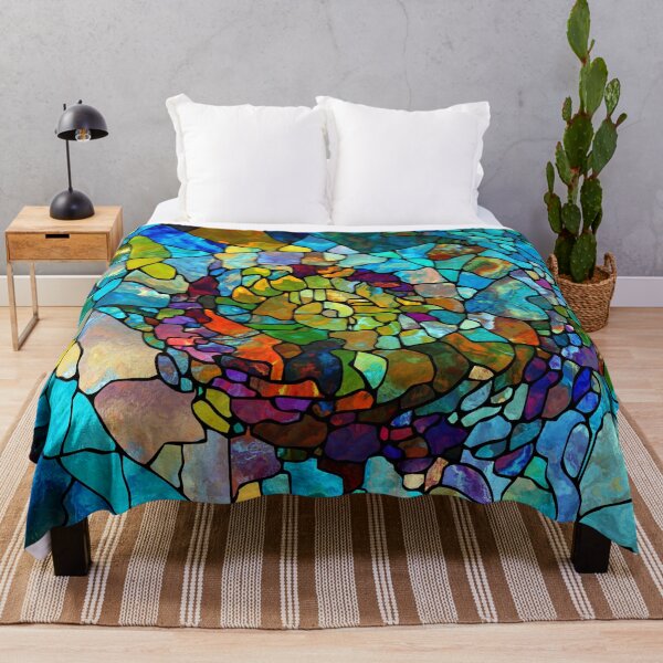 Item preview, Colorful seashell pattern in dynamic colors designed and sold by FGCART.