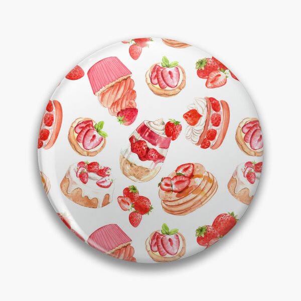Item preview, Strawberry  Dessert Patterns  designed and sold by Mystic-Roots99.