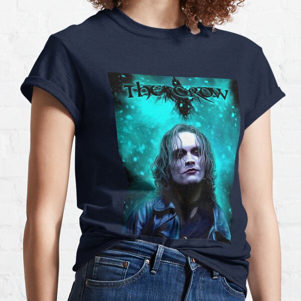 The Crow Brandon Lee Red Wing Logo Black Unisex T-Shirt - The Crow