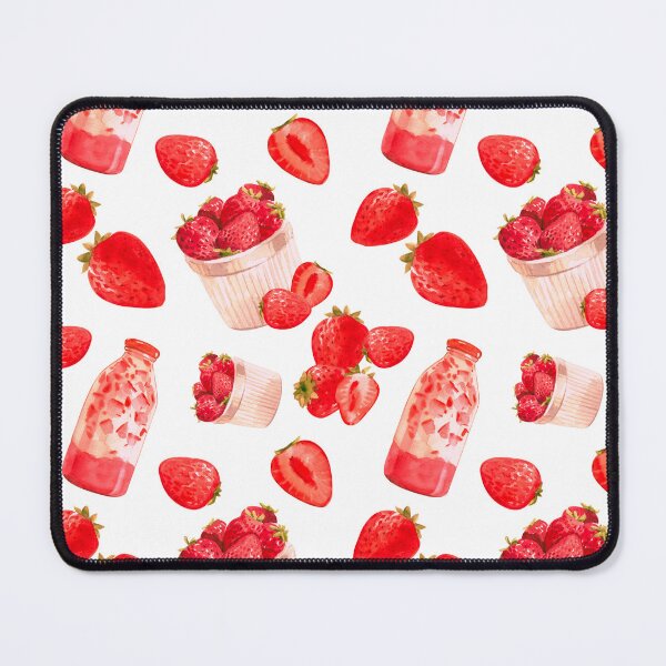 Item preview, Strawberry Dessert Patterns designed and sold by Mystic-Roots99.