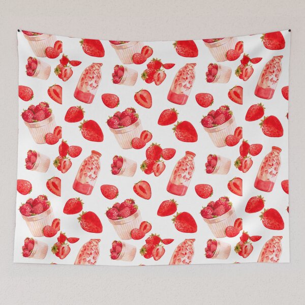Item preview,  Strawberry  Dessert Patterns  designed and sold by Mystic-Roots99.