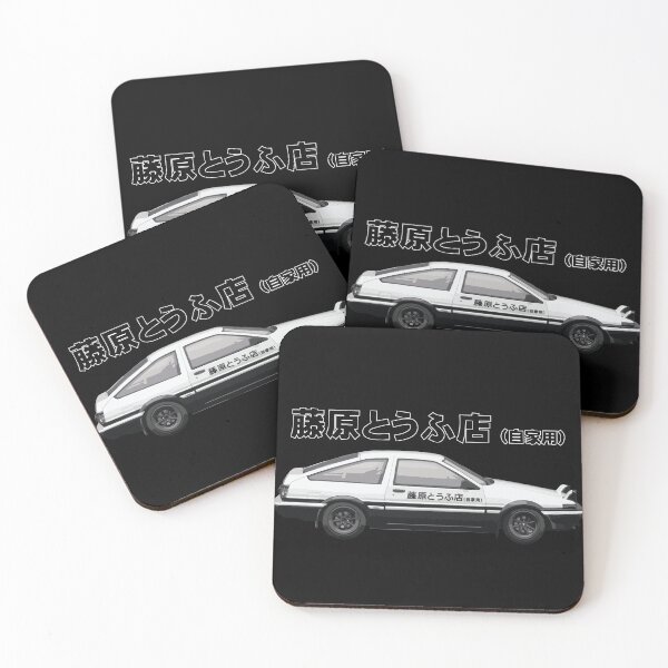 Item preview, Initial D - Fujiwara AE86 TOFU DELIVERY TRUCK CAR Mountain Drift Racing Tandem designed and sold by cowtownCOWBOY.