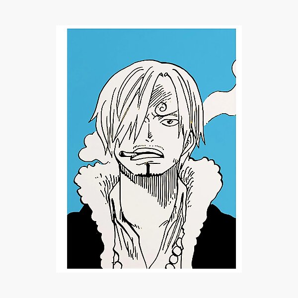 Dessin de Luffy Wanted Impression photo