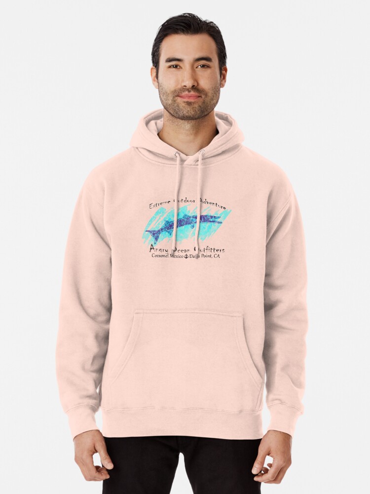 DEEP SEA FISHING TUNA ANGRY OCEAN OUTFITTERS FISH ATLANTIC PACIFIC  CARIBBEAN SEA | Lightweight Hoodie