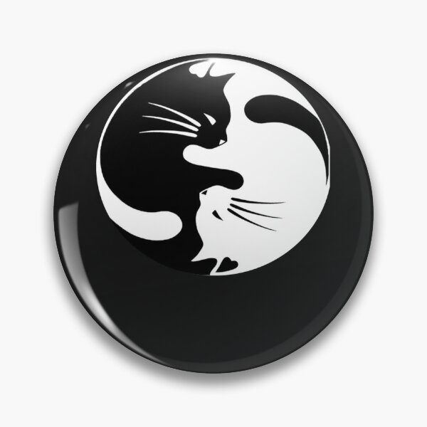 Item preview, Ying yang cat (white) Fitte designed and sold by ceraxdtowseg.