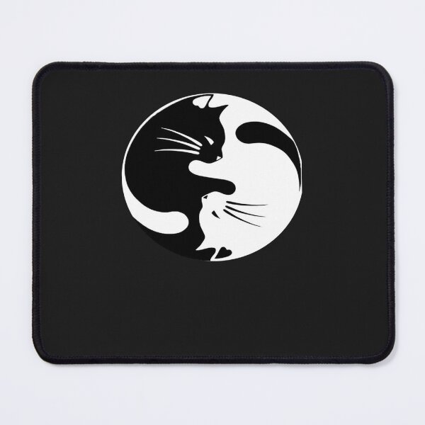 Item preview, Ying yang cat (white) Fitte designed and sold by ceraxdtowseg.