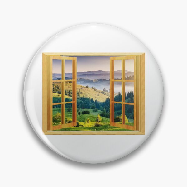 Item preview, EXTRA WINDOW (Hillside Mountain Scenery) designed and sold by BrandoCafe.