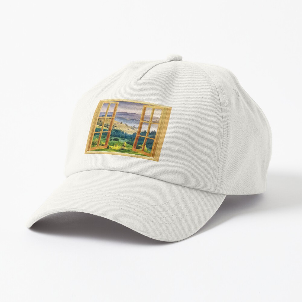 EXTRA WINDOW (Hillside Mountain Scenery) Sticker