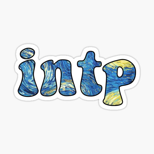 INTP MBTI Personality Type. Ti Ne Si Fe Sticker for Sale by Purestuff